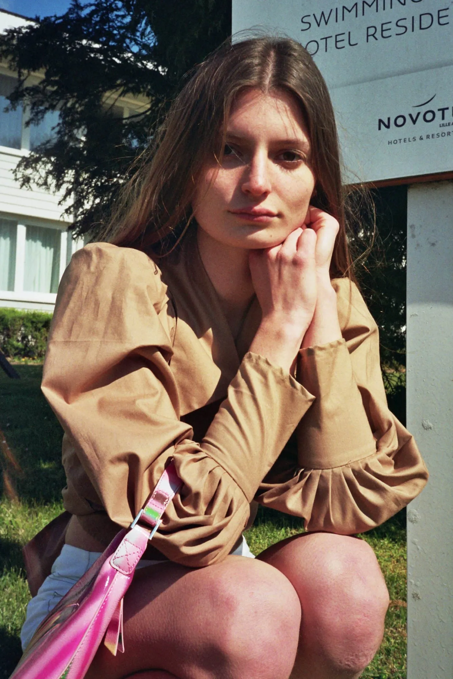 MaisonCléo Blouses>Blouse en coton colorée JULIE