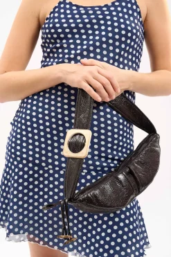 MaisonCléo Sacs>LA BADOULE LOOK 17 – Sac LA BADOULE en vynil aubergine