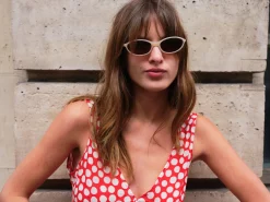 MaisonCléo Lunettes De Soleil>La Cléo – Lunettes de soleil crème Jimmy Fairly x