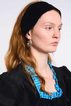 MaisonCléo Accessoires Cheveux>LA POUPETTE DÉFILÉ LOOK 7 – Bandeau en velours noir