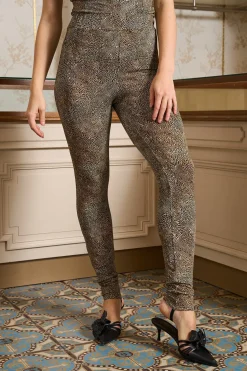 MaisonCléo Pantalons / Shorts>Legging long leopard petites taches LALY