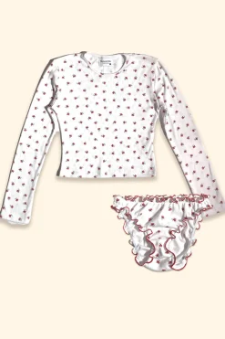 MaisonCléo Tops>PACK 2 : T-shirt coquelicots + culotte coquelicots + Xmas box – HOLIDAYS CAPSULE 20/25