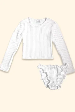 MaisonCléo Tops>PACK 1 : T-shirt pointelle + culotte pointelle + Xmas box – HOLIDAYS CAPSULE 19/25