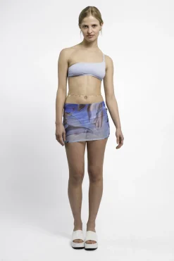 MaisonCléo Jupes|Maillot De Bain>RUNWAY LOOK 29 – Mini jupe dauphins et coquillages