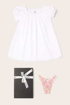 MaisonCléo Blouses>« The babydoll Pack » = Chemise de nuit + culotte + paquet cadeau