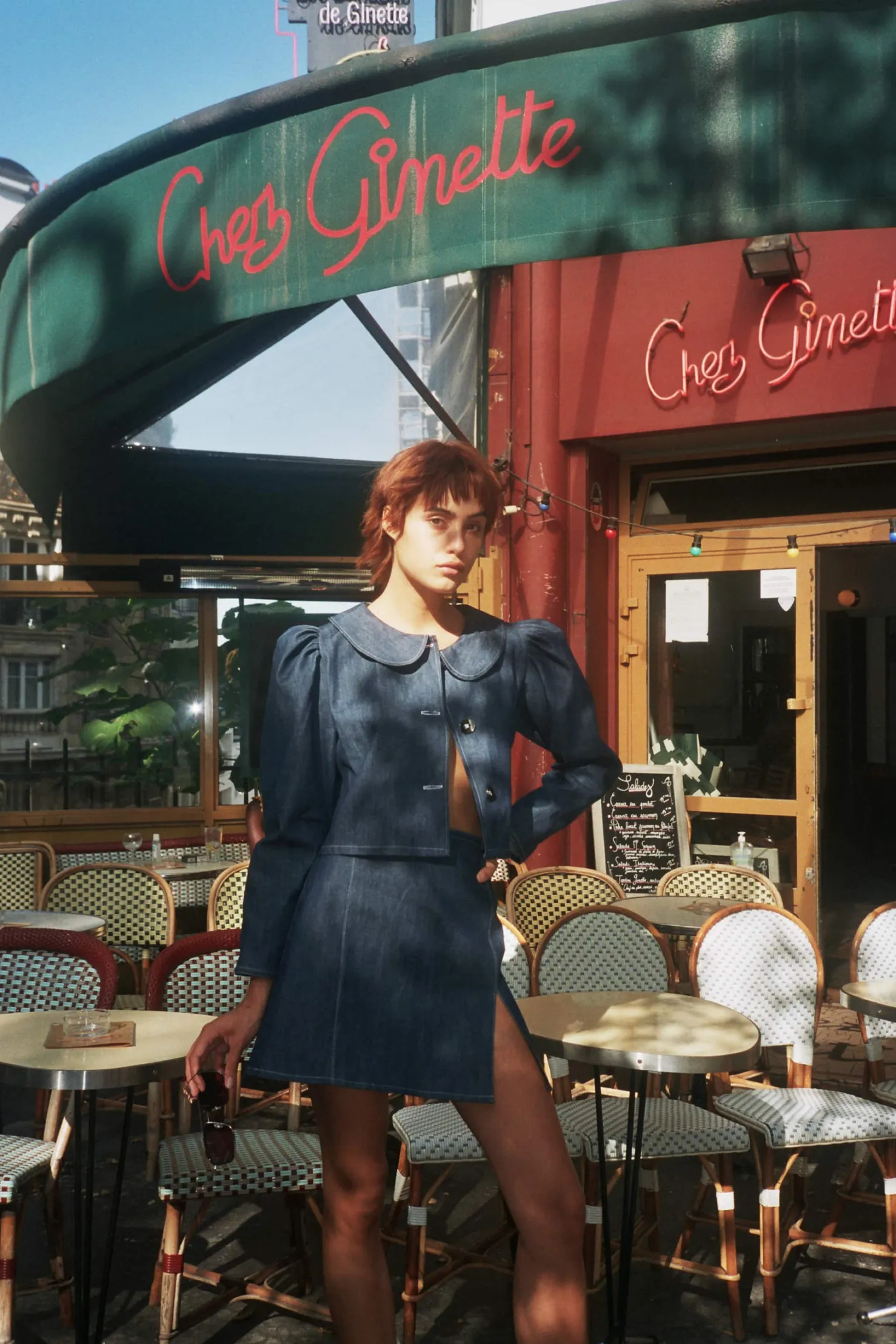 MaisonCléo Vestes / Manteaux>Veste en jean SOPHIA